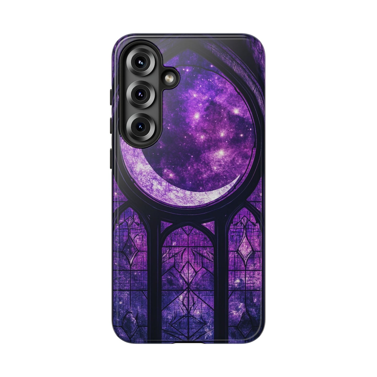 Purple Gothic Stained Glass Phone Cases