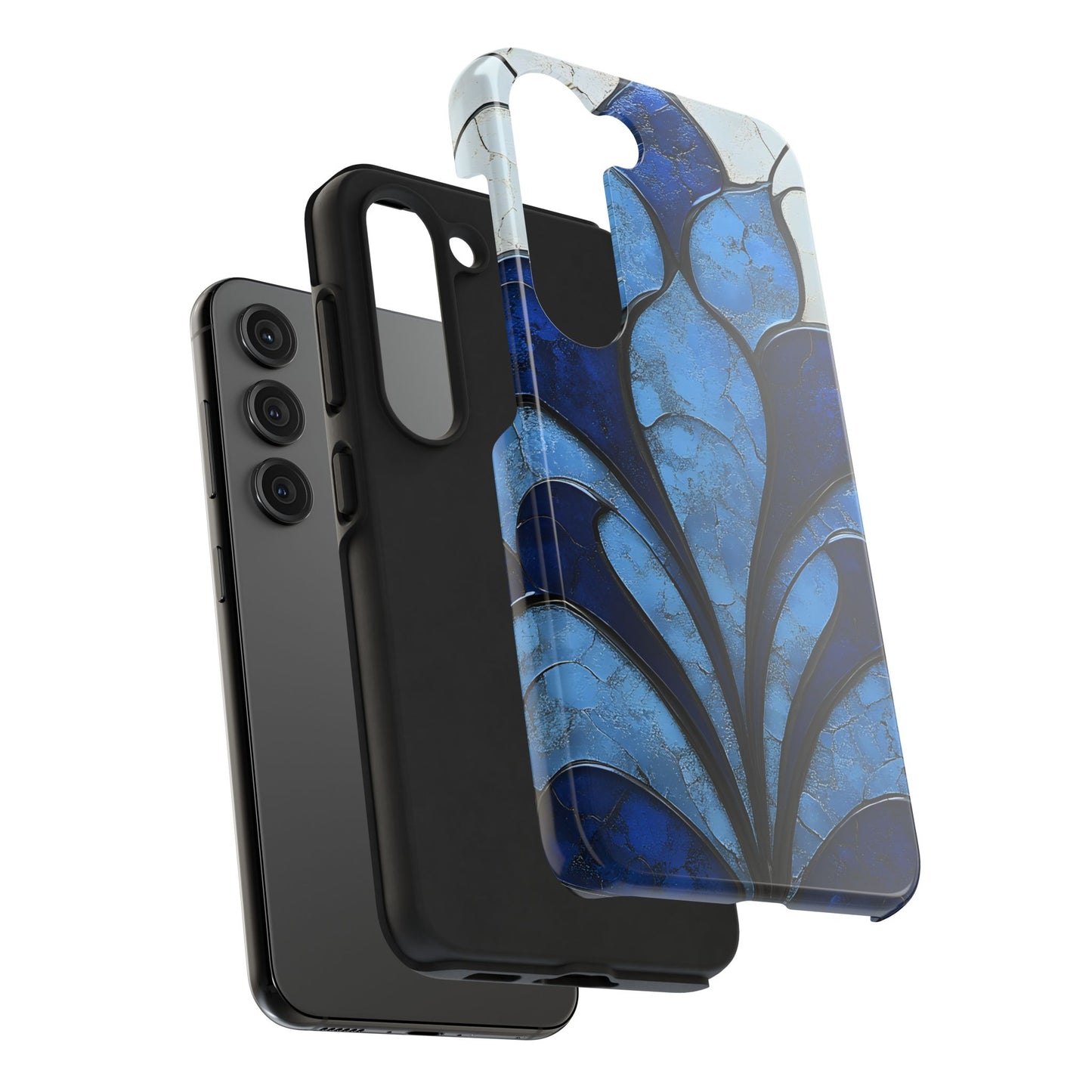 Blue Sapphire Art Deco Tough Phone Case