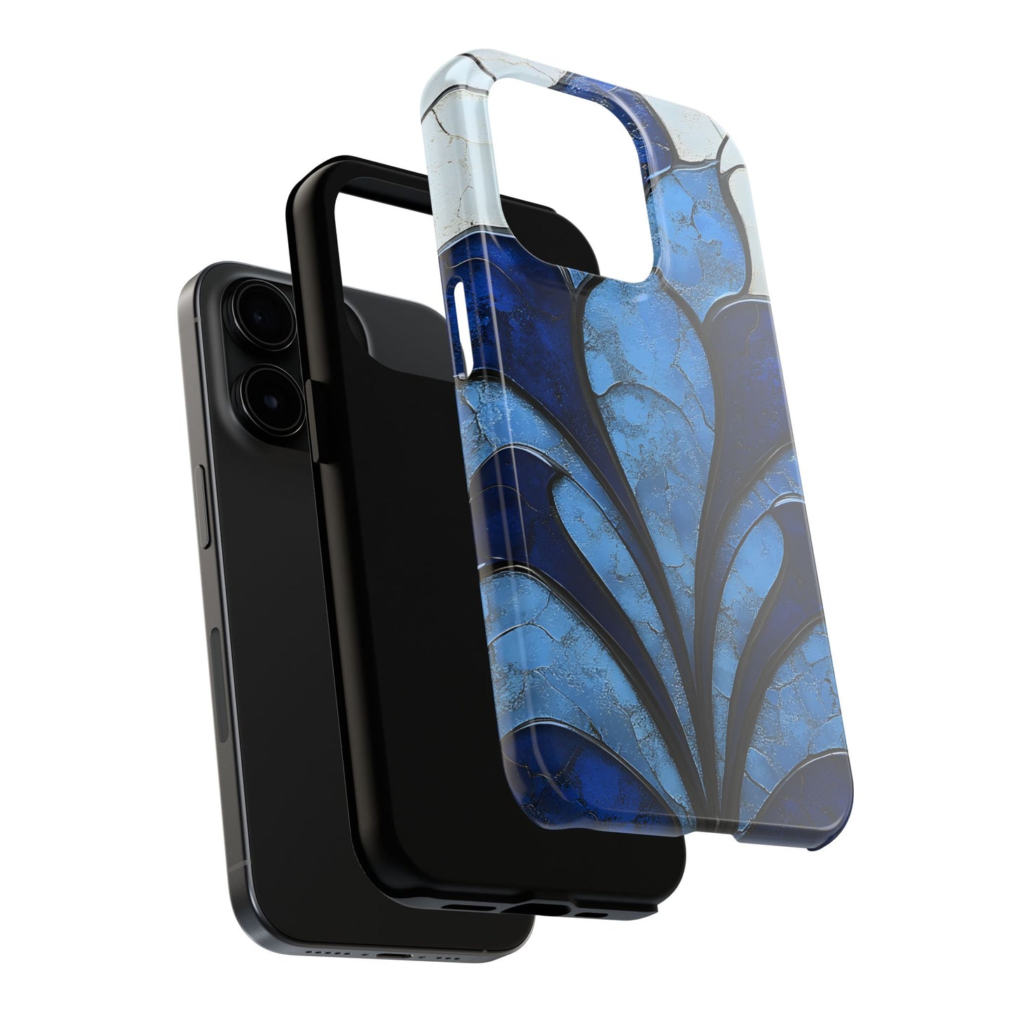 Blue Sapphire Art Deco Tough Phone Case