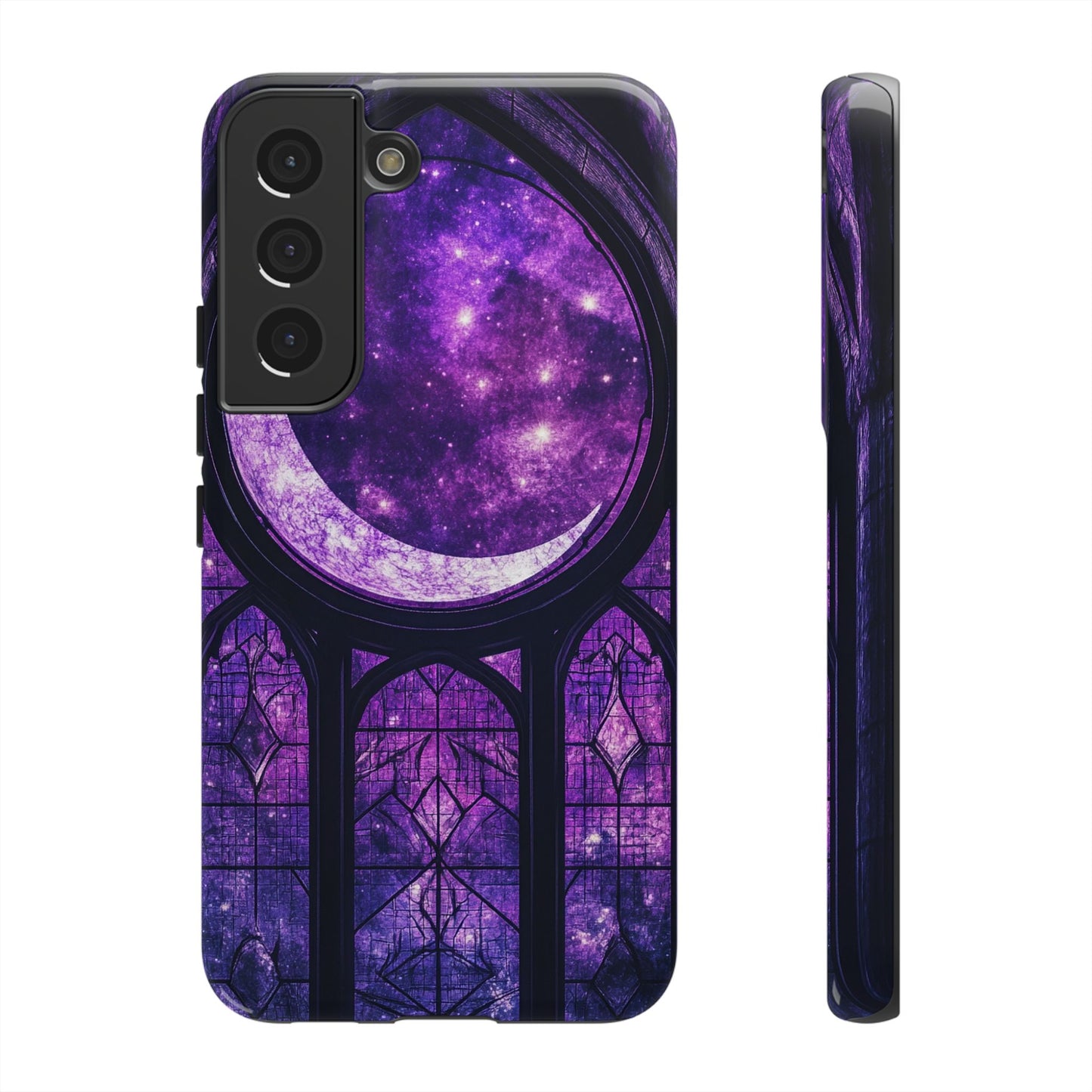 Purple Gothic Stained Glass Phone Cases