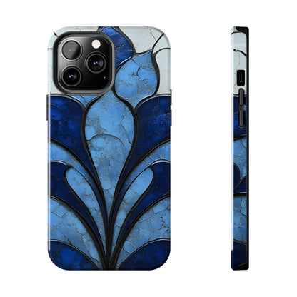 Blue Sapphire Art Deco Tough Phone Case
