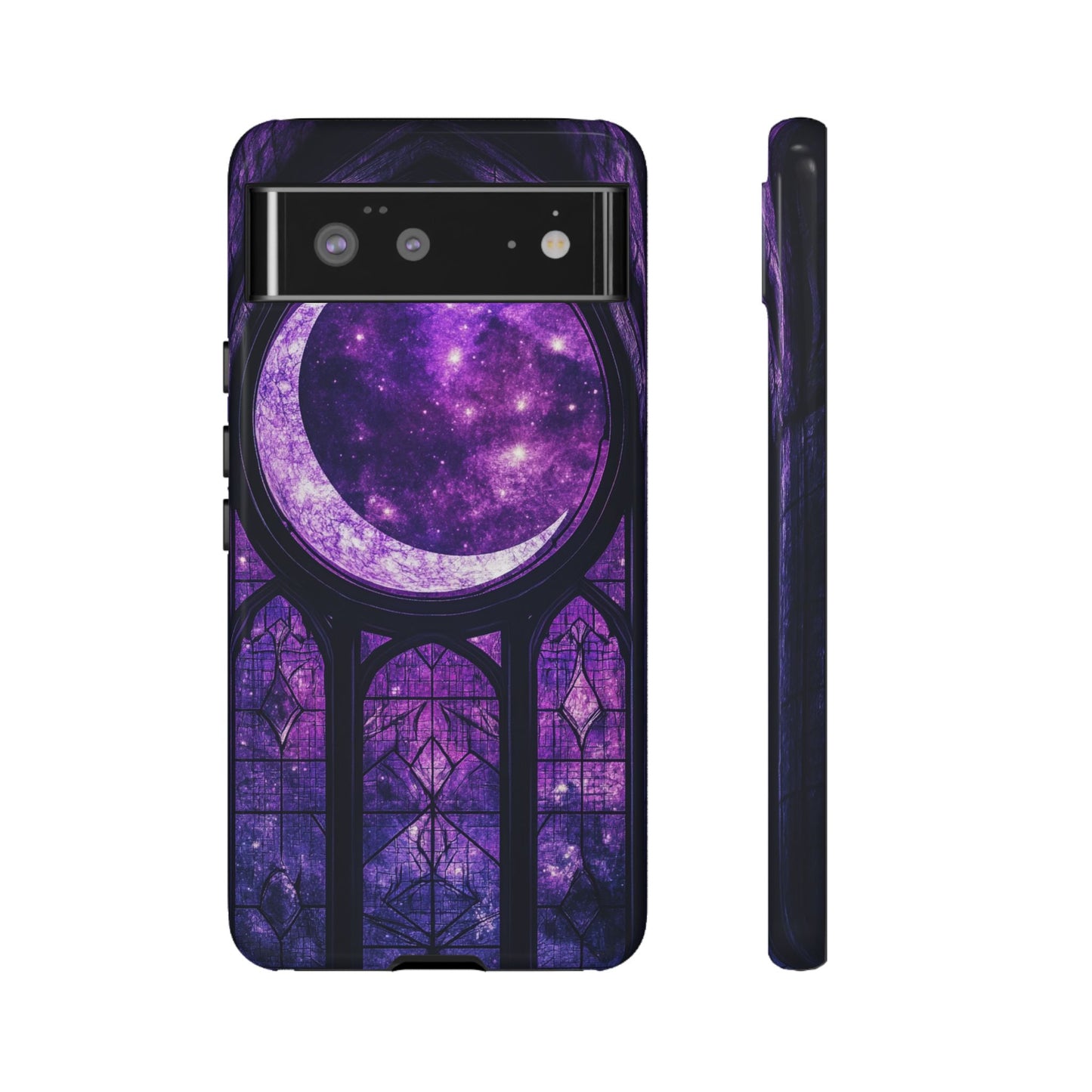 Purple Gothic Stained Glass Phone Cases