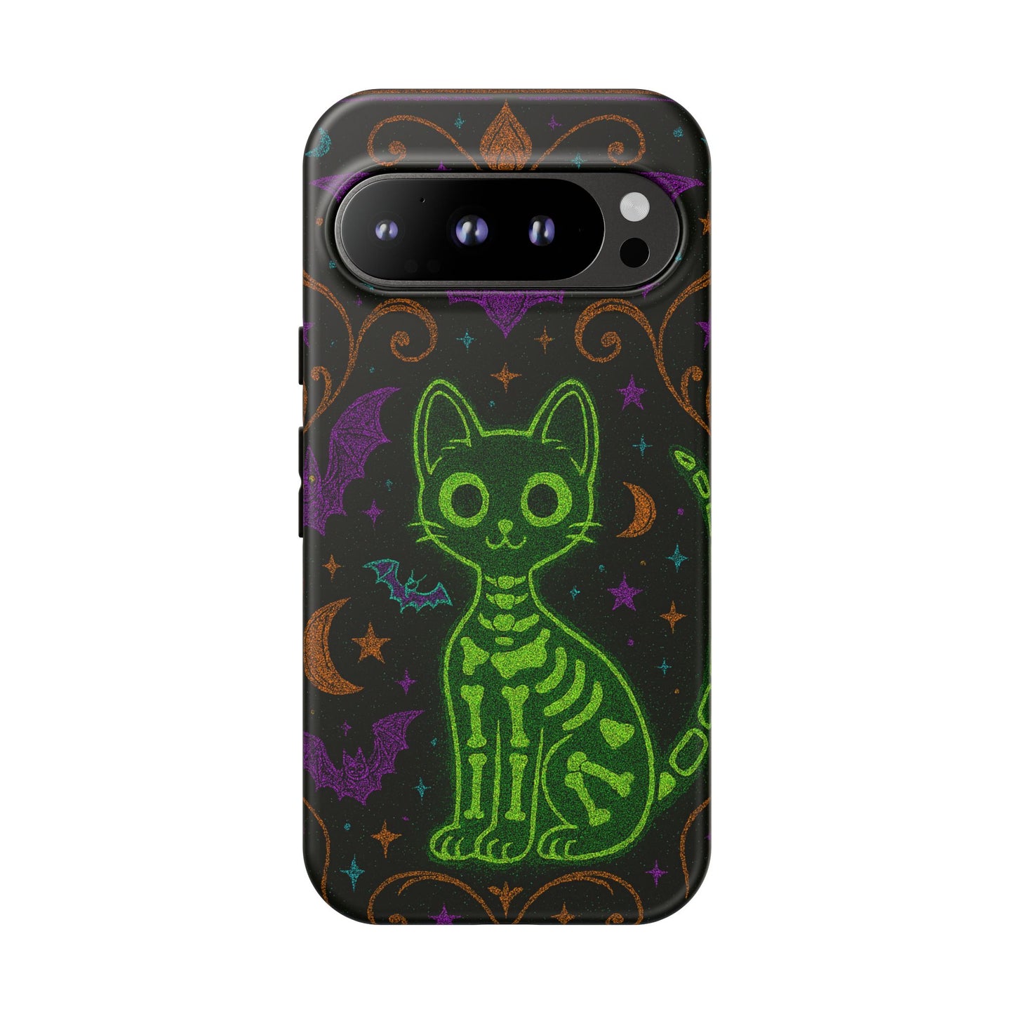Skeleton Cat Phone Case
