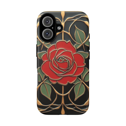 Phone Cases- Vintage Rose Art Nouveau Aesthetic