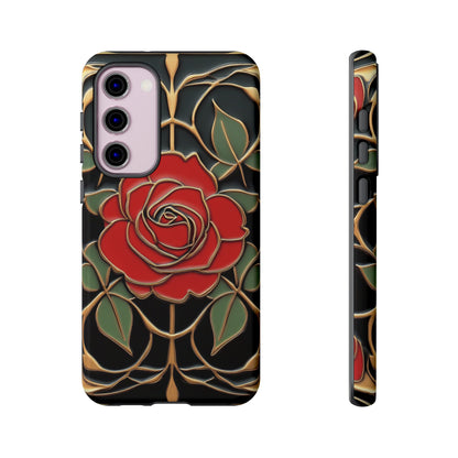 Phone Cases- Vintage Rose Art Nouveau Aesthetic