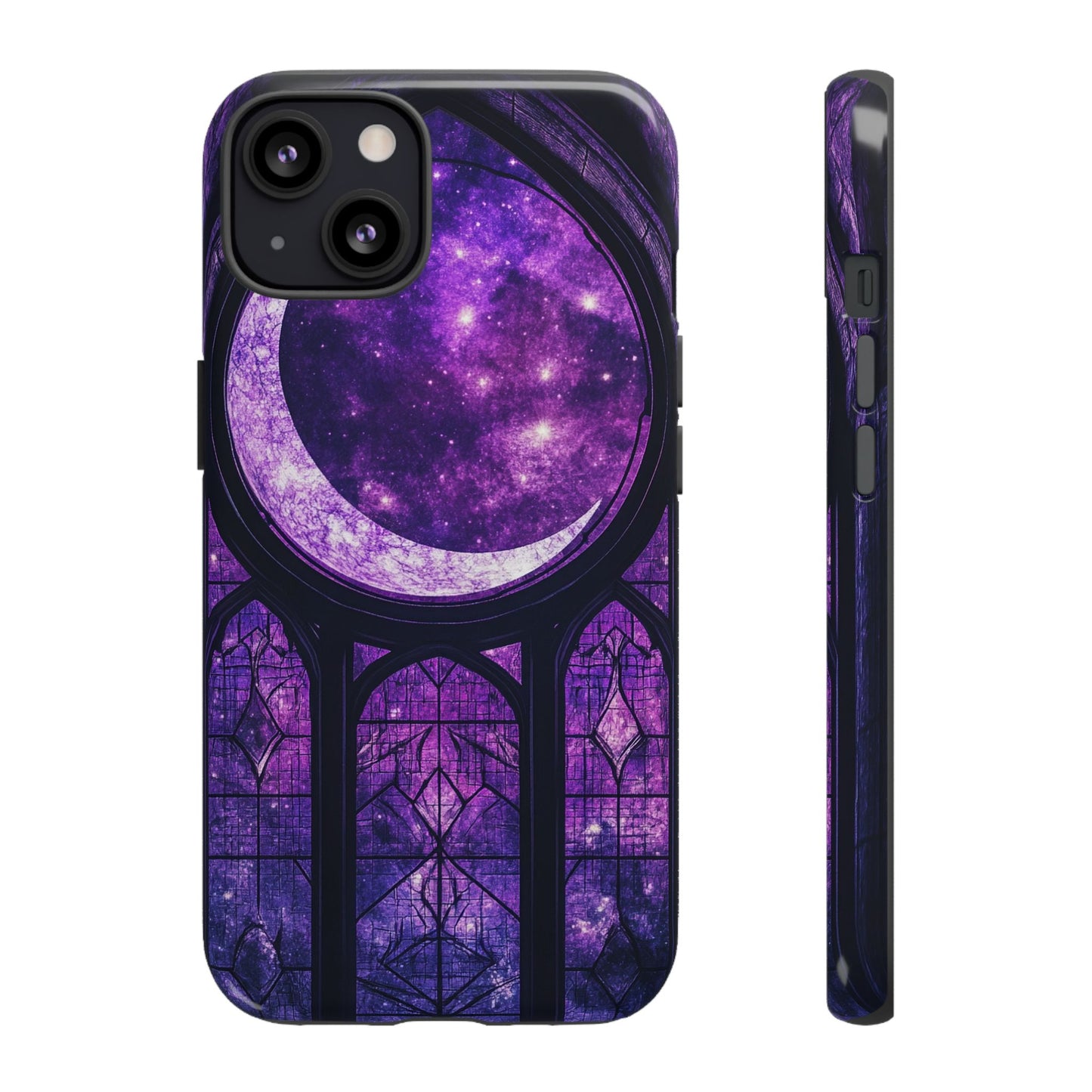 Purple Gothic Stained Glass Phone Cases