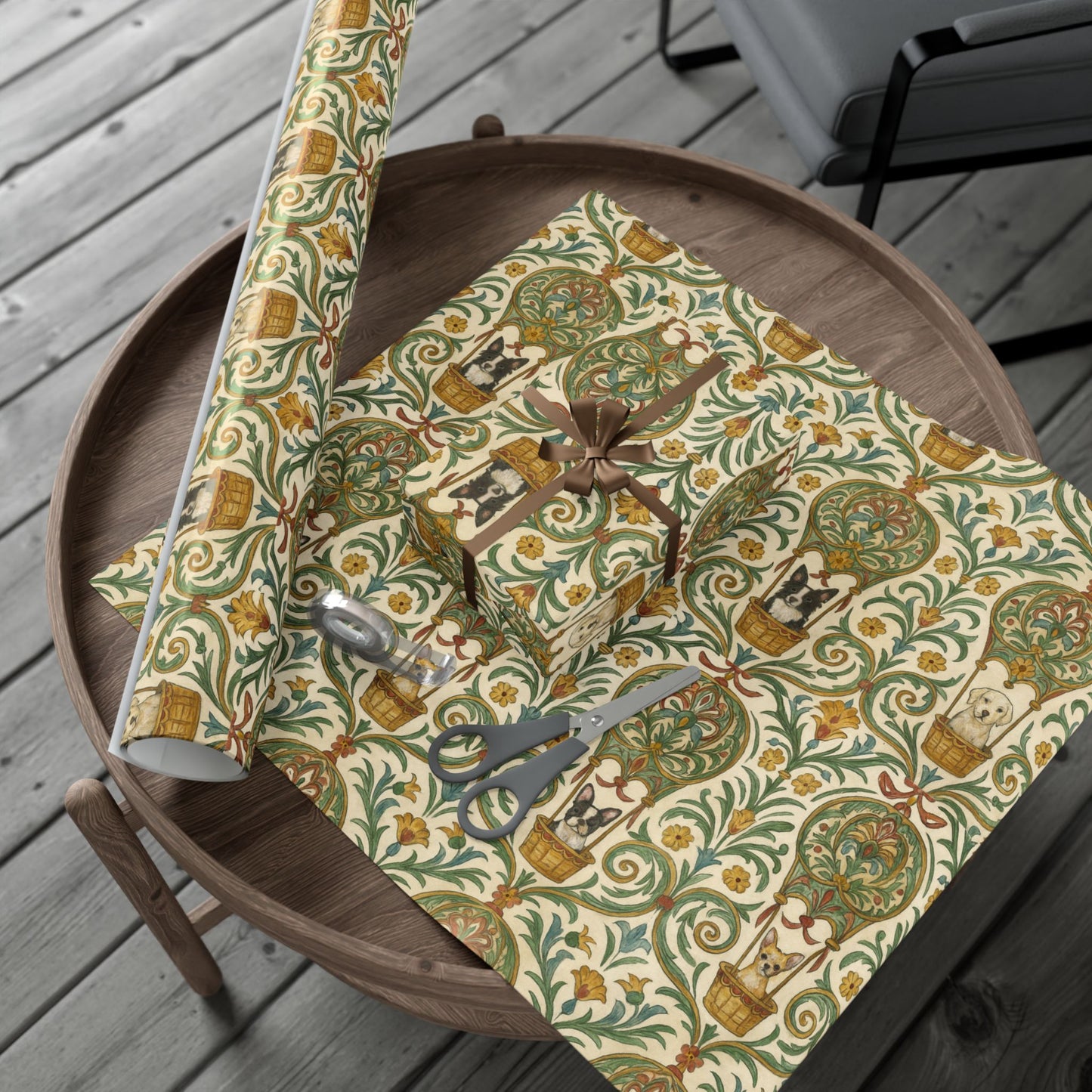 Dogs in Hot Air Balloons - Gift Wrapping Paper