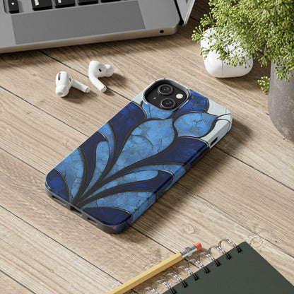 Blue Sapphire Art Deco Tough Phone Case