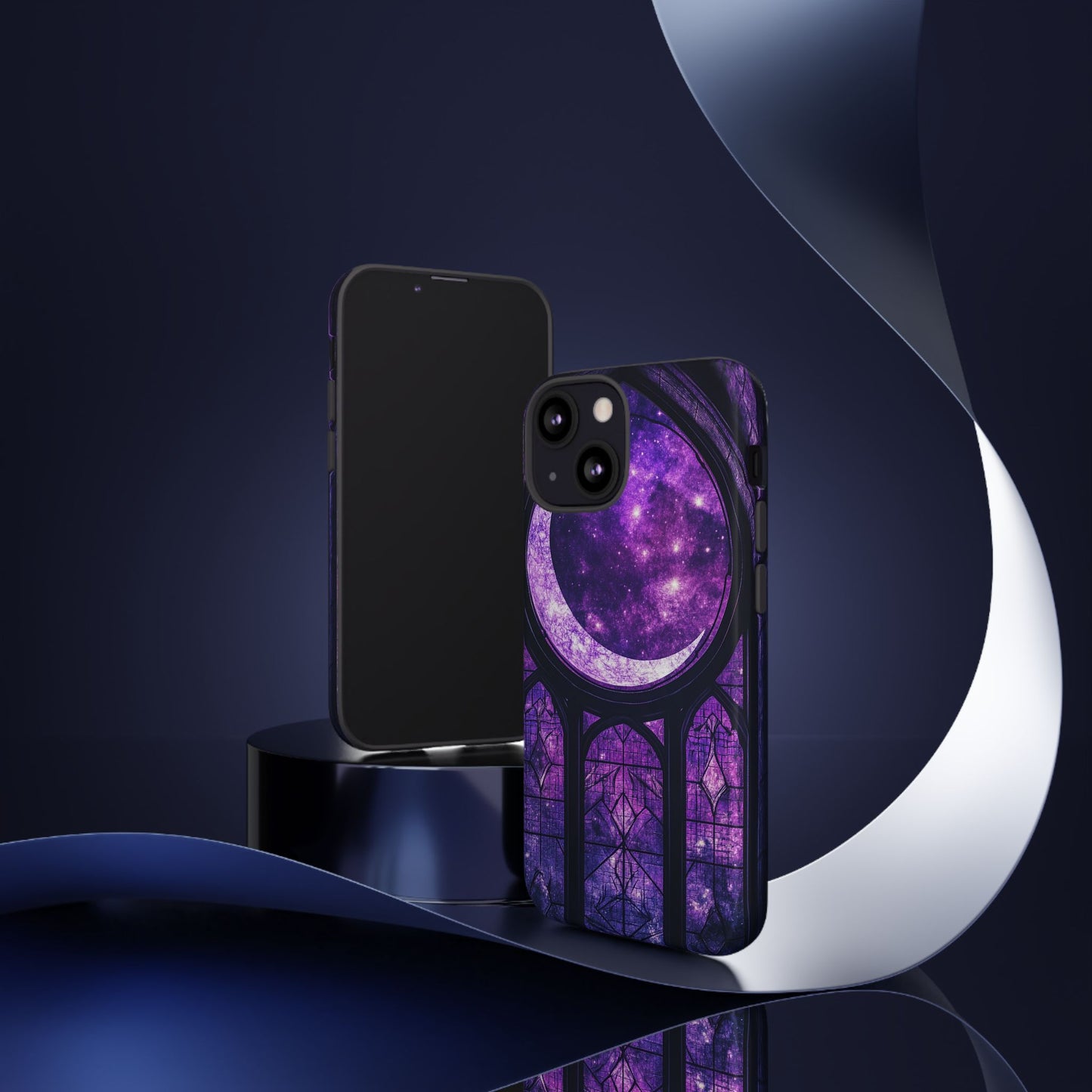 Purple Gothic Stained Glass Phone Cases
