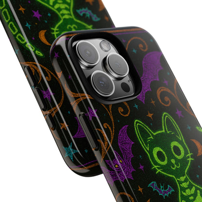 Skeleton Cat Phone Case