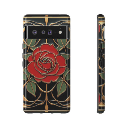 Phone Cases- Vintage Rose Art Nouveau Aesthetic
