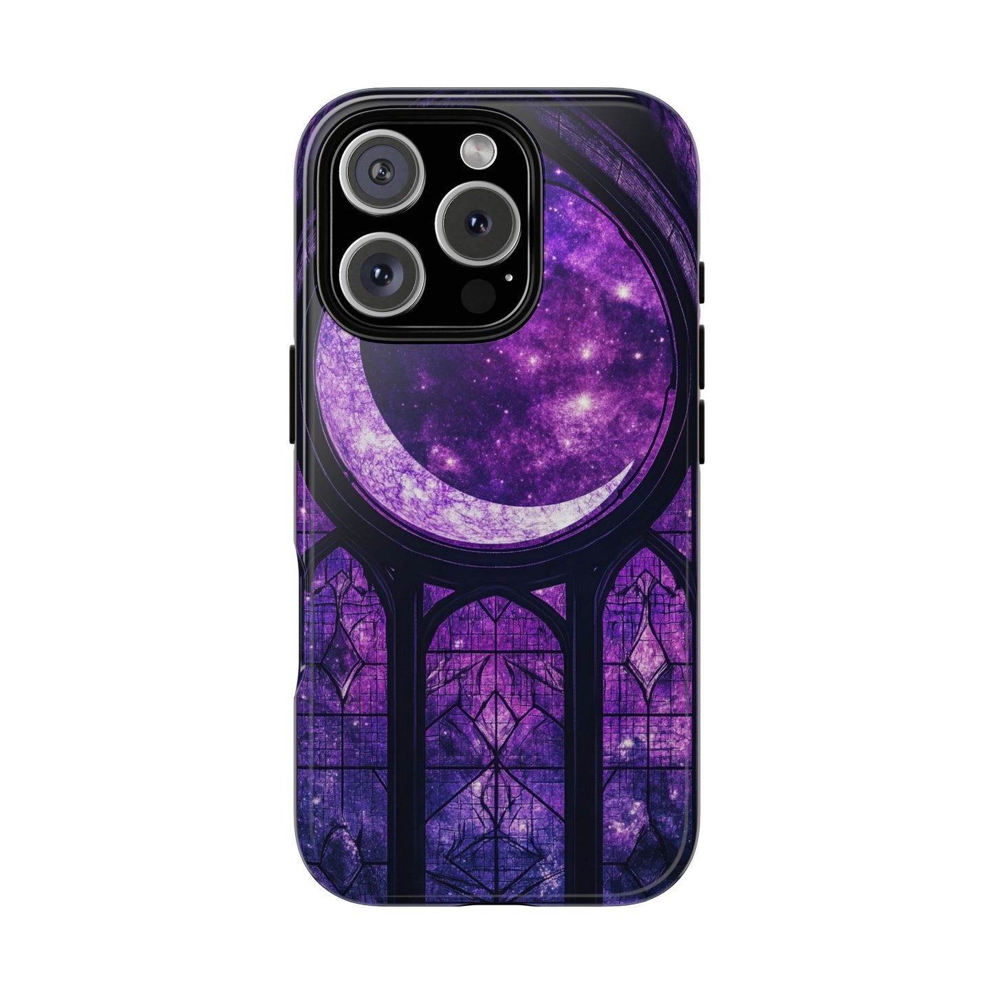 Purple Gothic Stained Glass Phone Cases