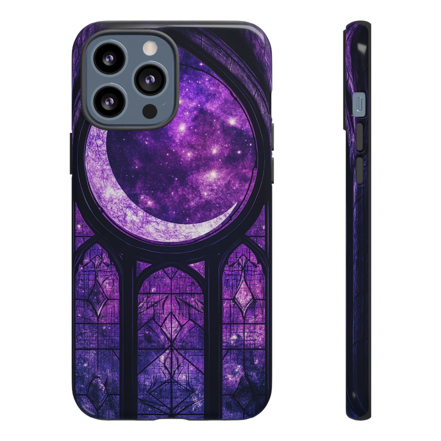 Purple Gothic Stained Glass Phone Cases
