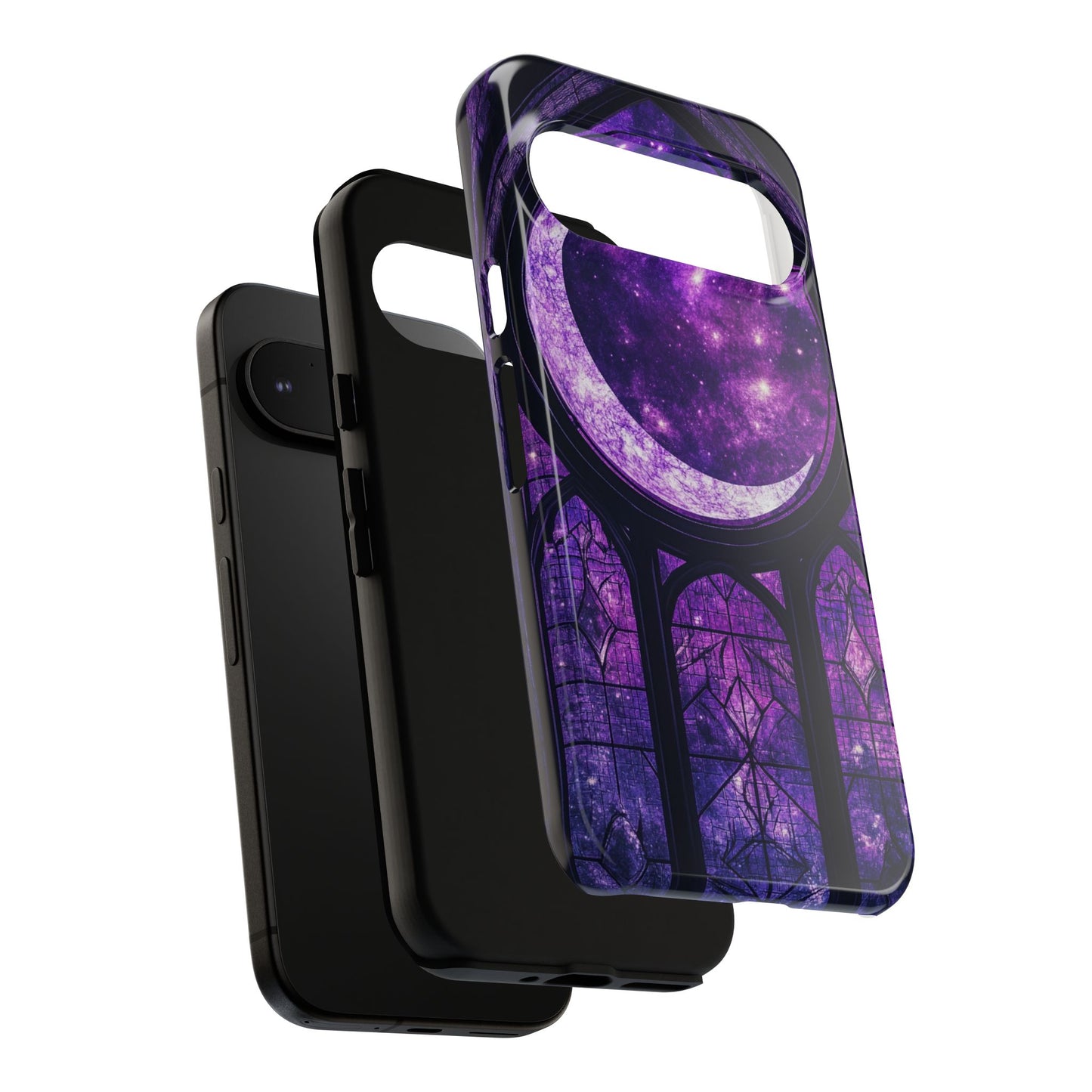 Purple Gothic Stained Glass Phone Cases