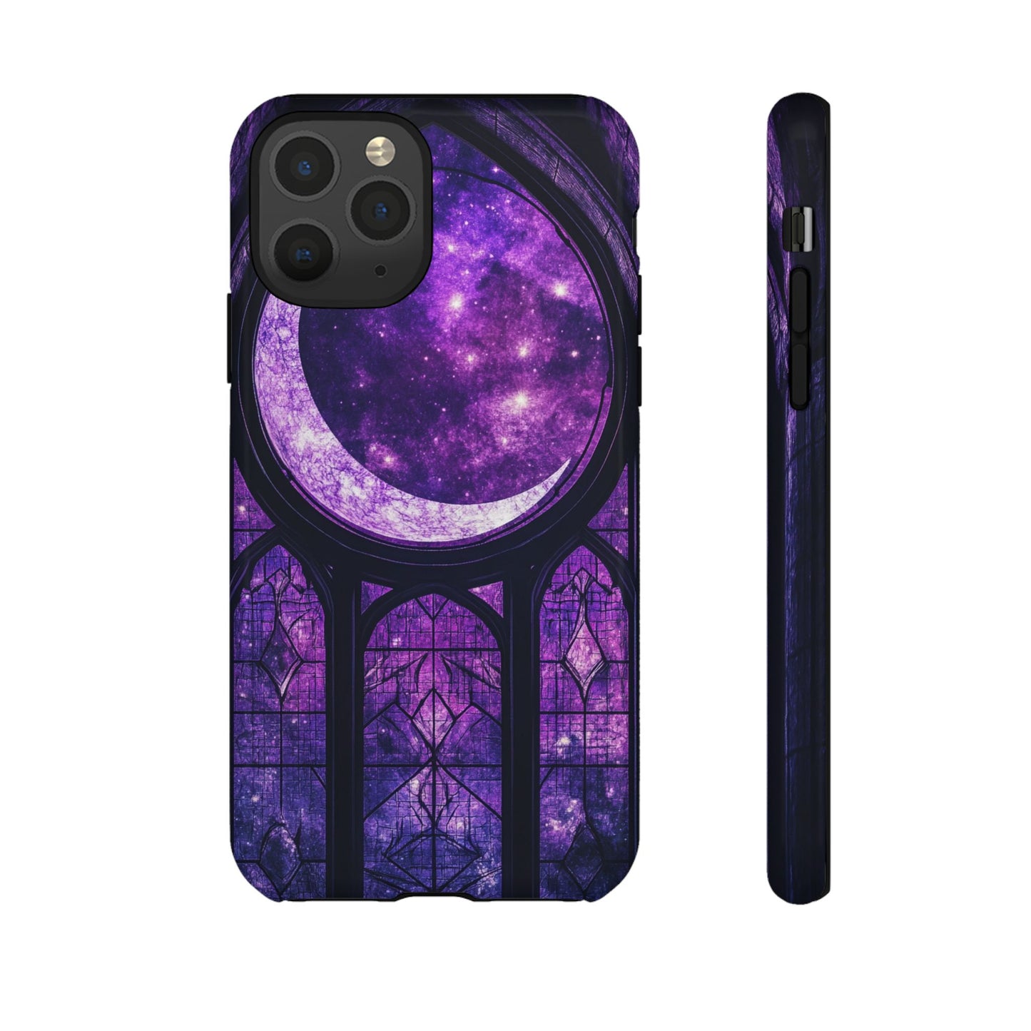 Purple Gothic Stained Glass Phone Cases
