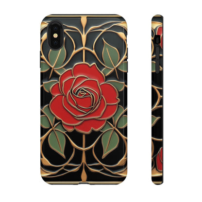 Phone Cases- Vintage Rose Art Nouveau Aesthetic