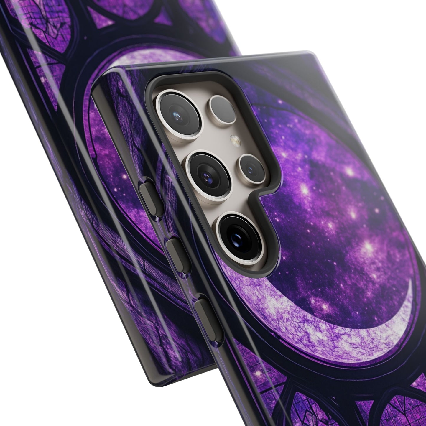 Purple Gothic Stained Glass Phone Cases
