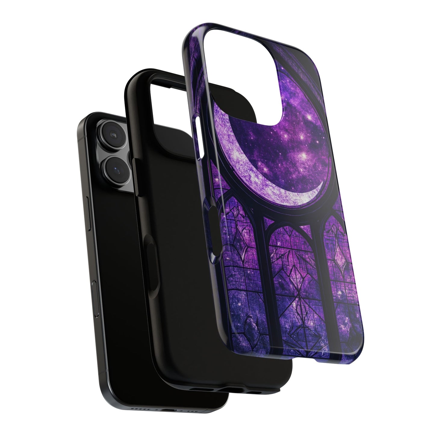 Purple Gothic Stained Glass Phone Cases