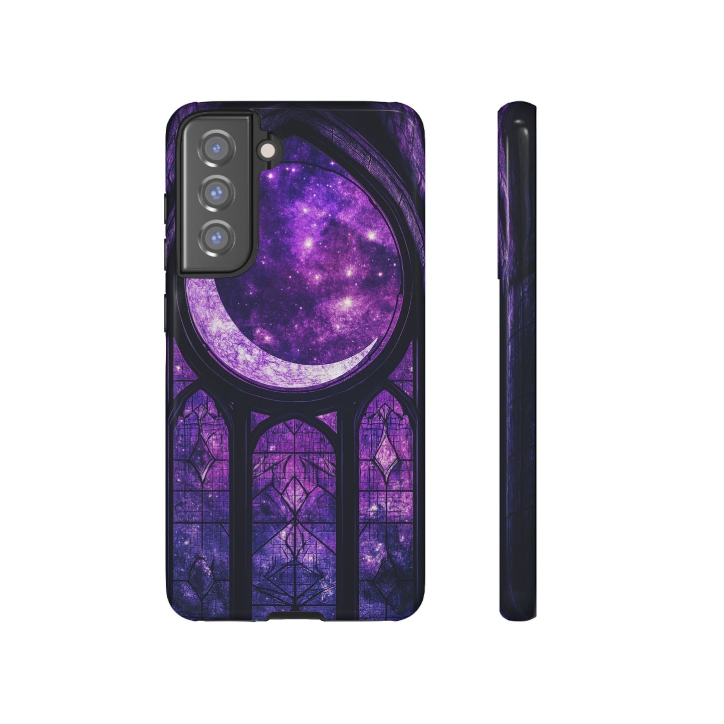Purple Gothic Stained Glass Phone Cases