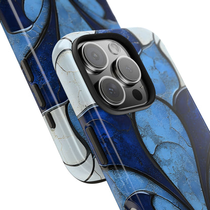 Blue Sapphire Art Deco Tough Phone Case