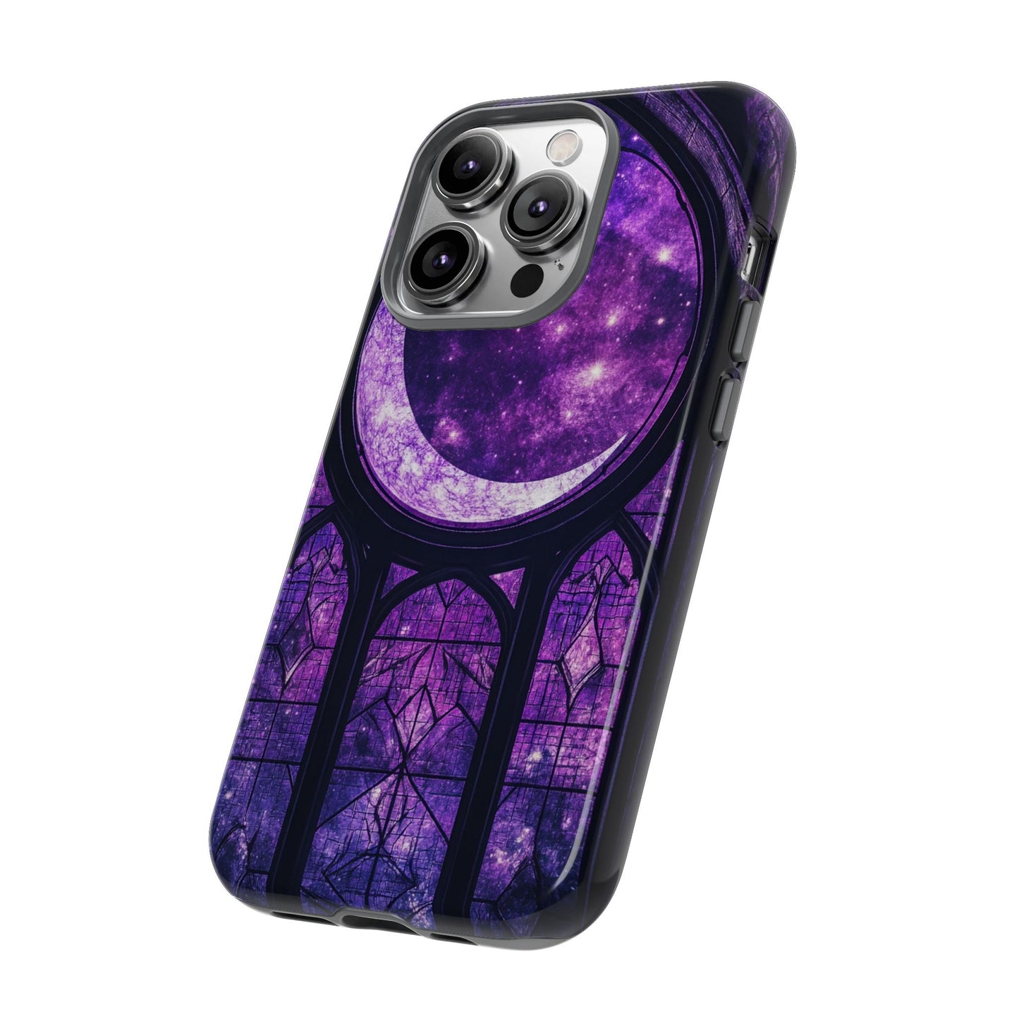 Purple Gothic Stained Glass Phone Cases