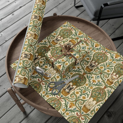 Dogs in Hot Air Balloons - Gift Wrapping Paper