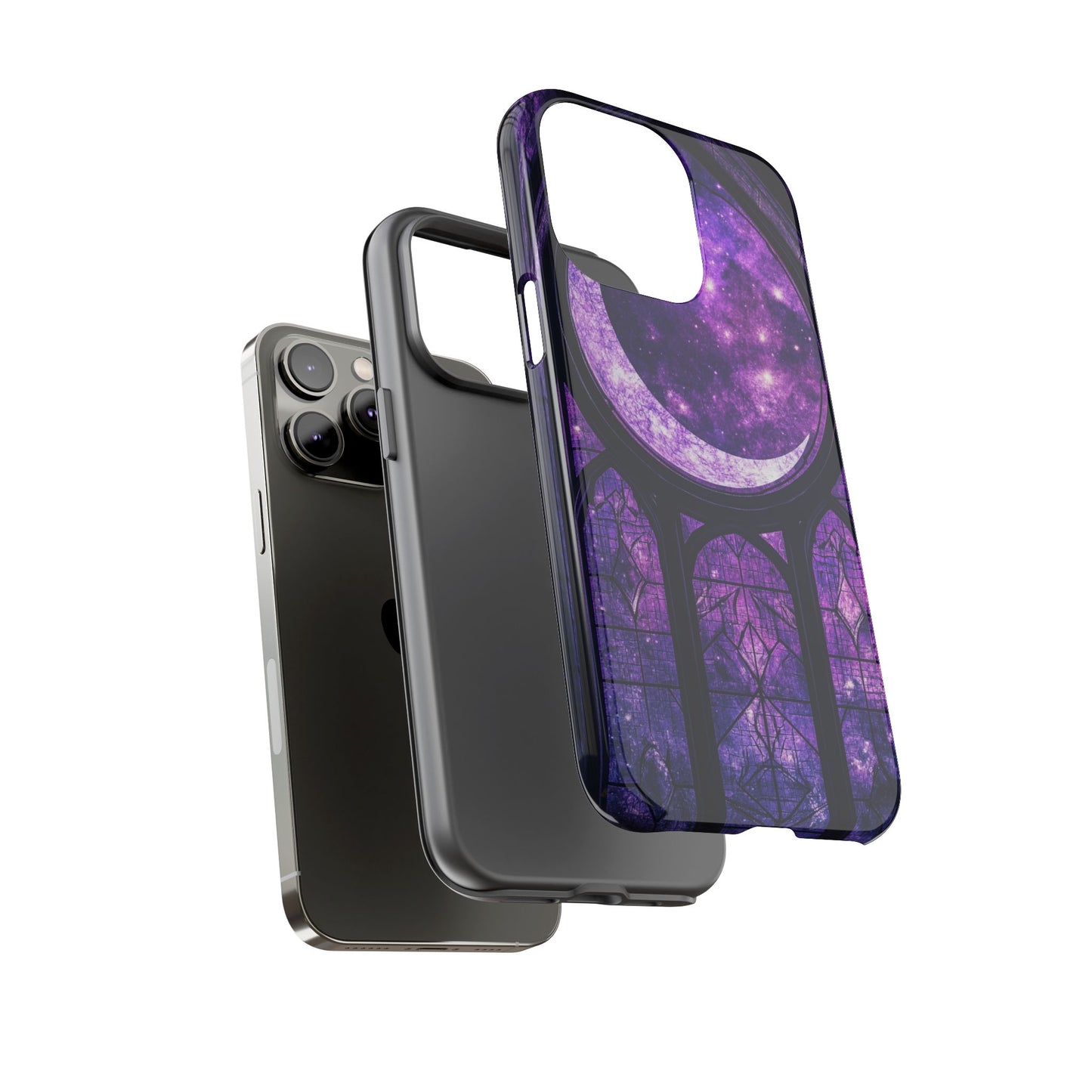 Purple Gothic Stained Glass Phone Cases