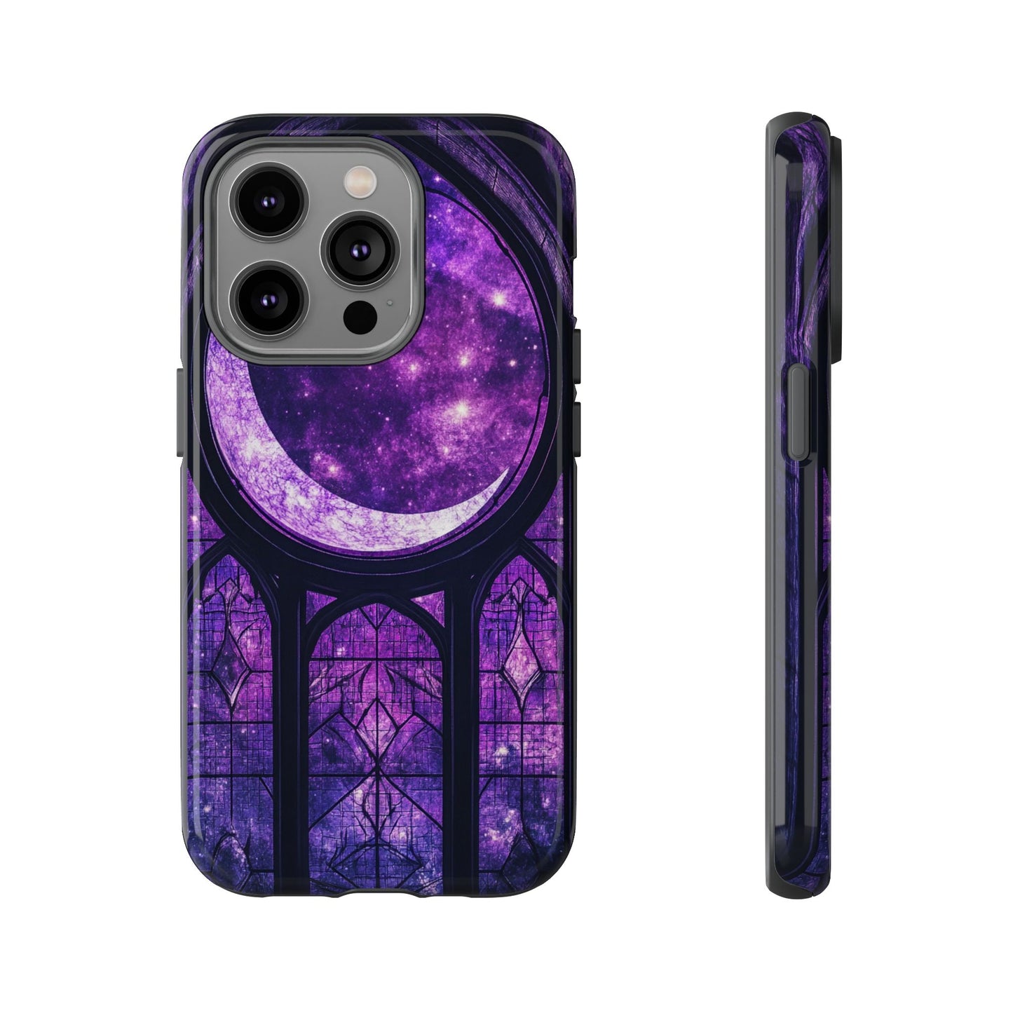 Purple Gothic Stained Glass Phone Cases