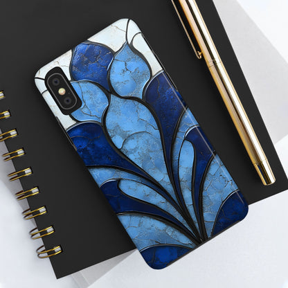 Blue Sapphire Art Deco Tough Phone Case