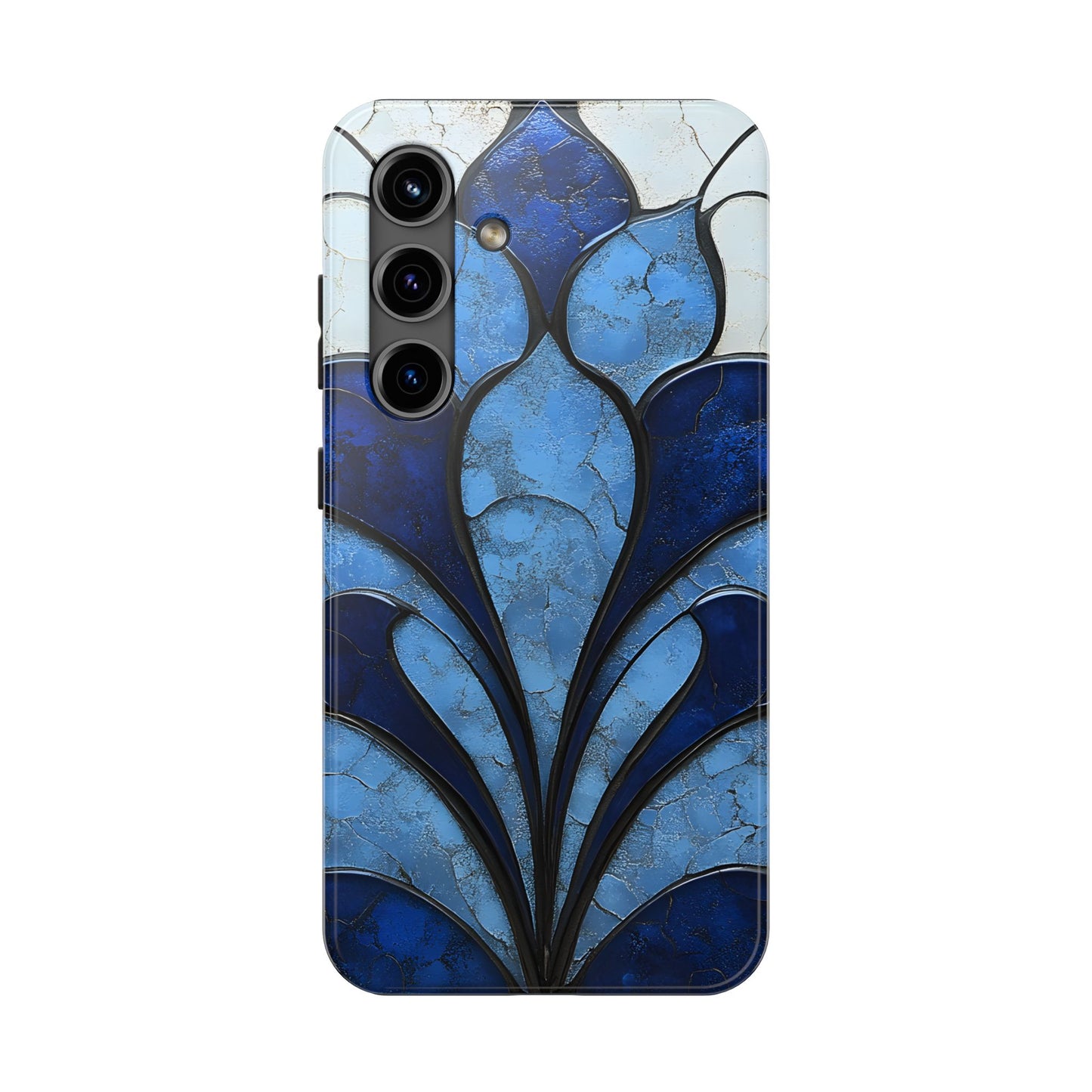 Blue Sapphire Art Deco Tough Phone Case