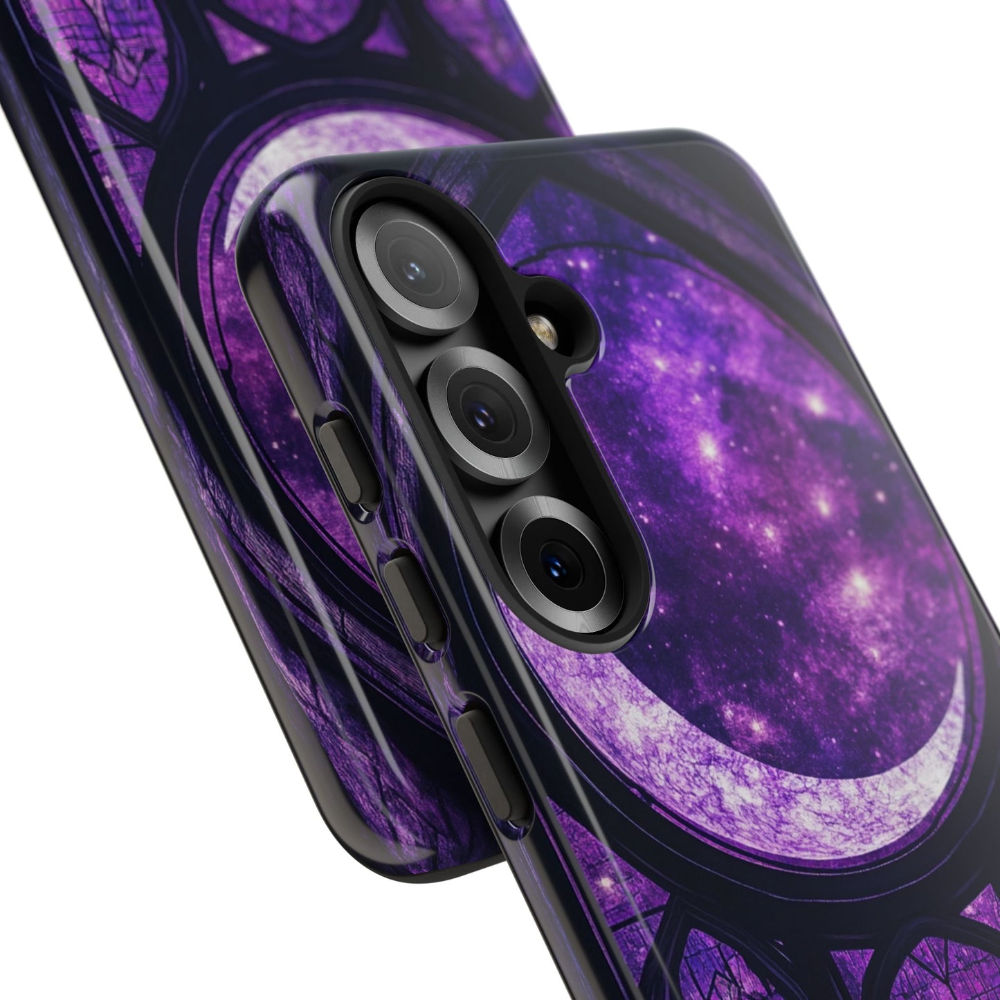 Purple Gothic Stained Glass Phone Cases