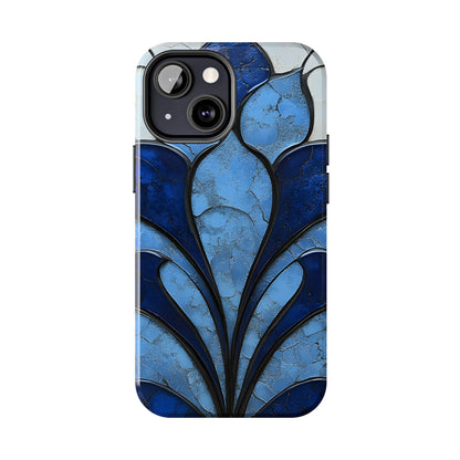 Blue Sapphire Art Deco Tough Phone Case