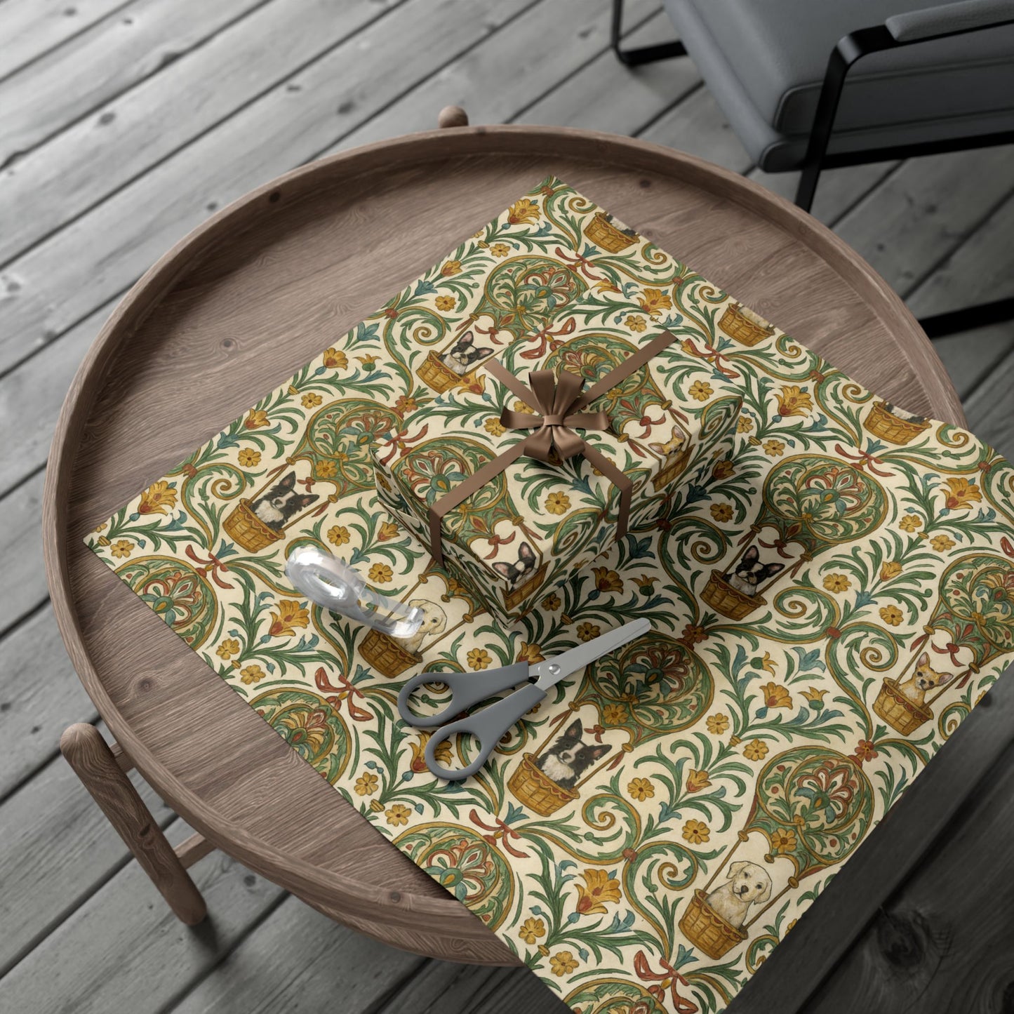 Dogs in Hot Air Balloons - Gift Wrapping Paper