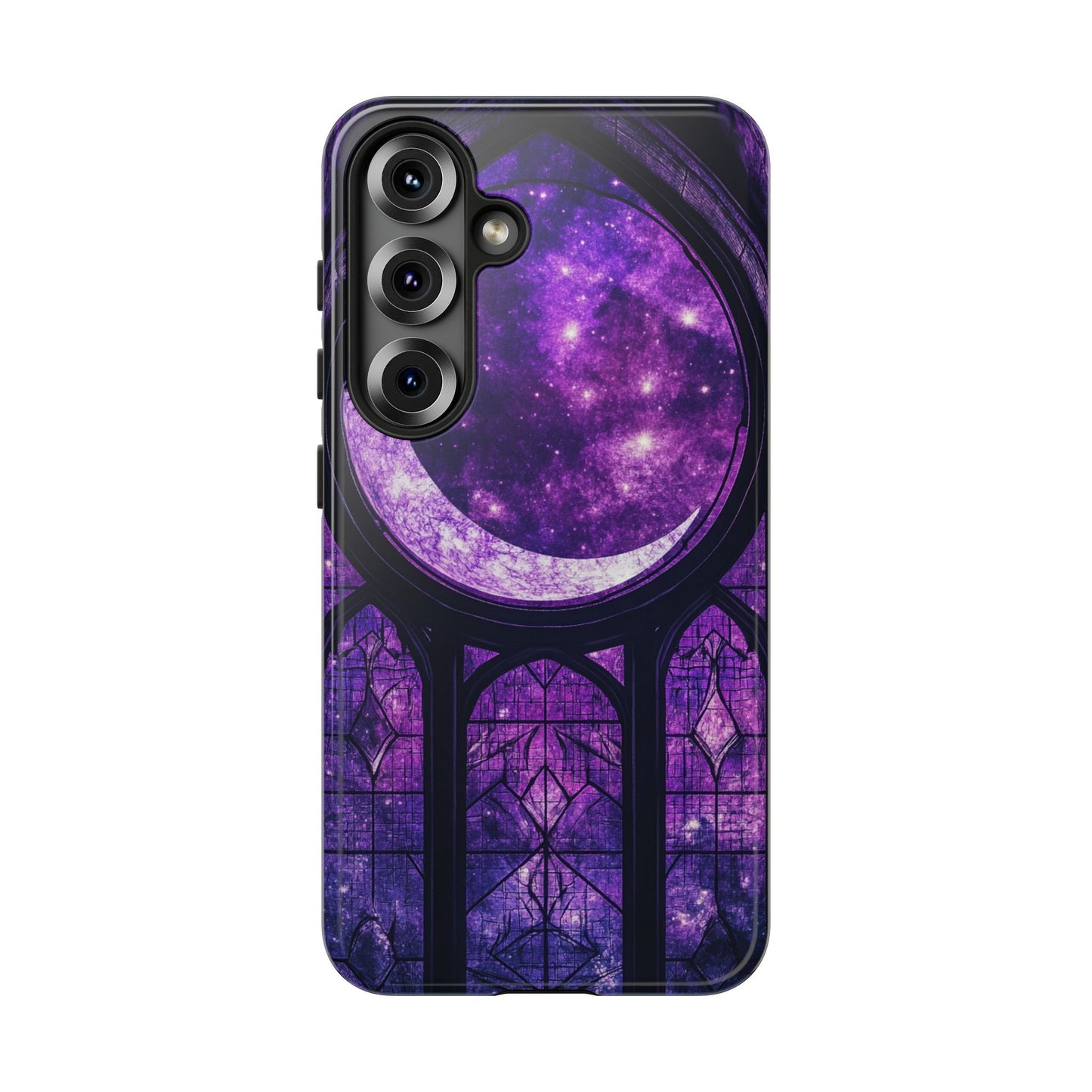 Purple Gothic Stained Glass Phone Cases