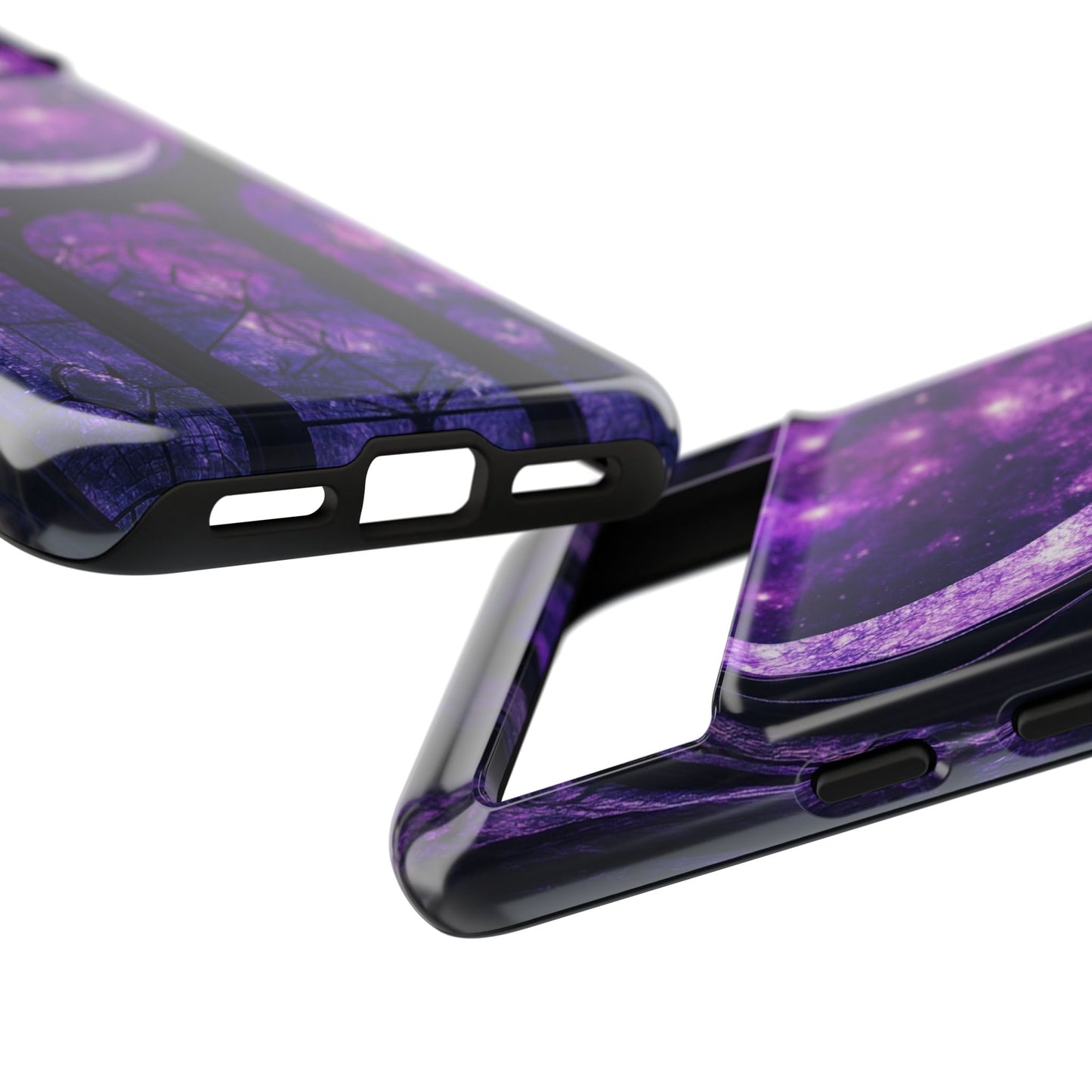 Purple Gothic Stained Glass Phone Cases