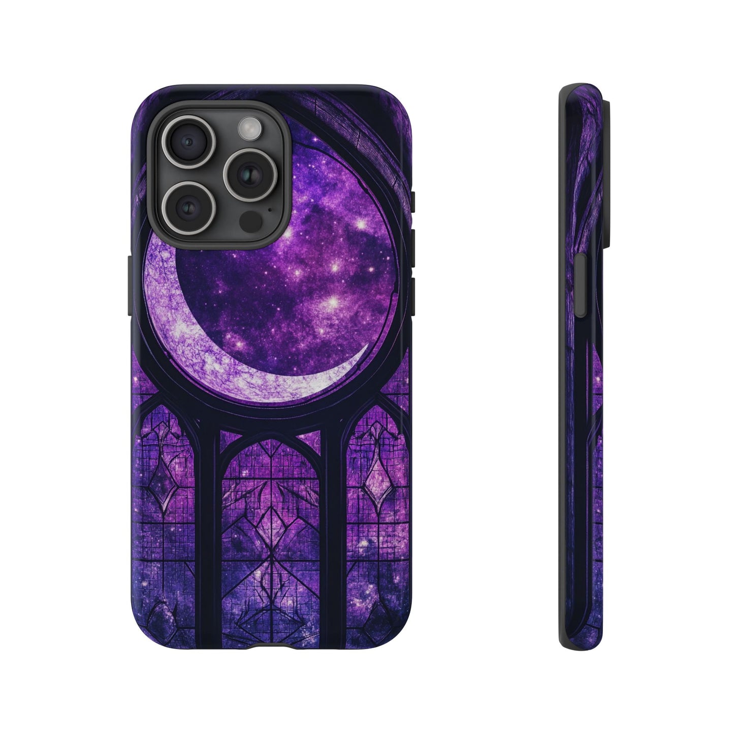 Purple Gothic Stained Glass Phone Cases