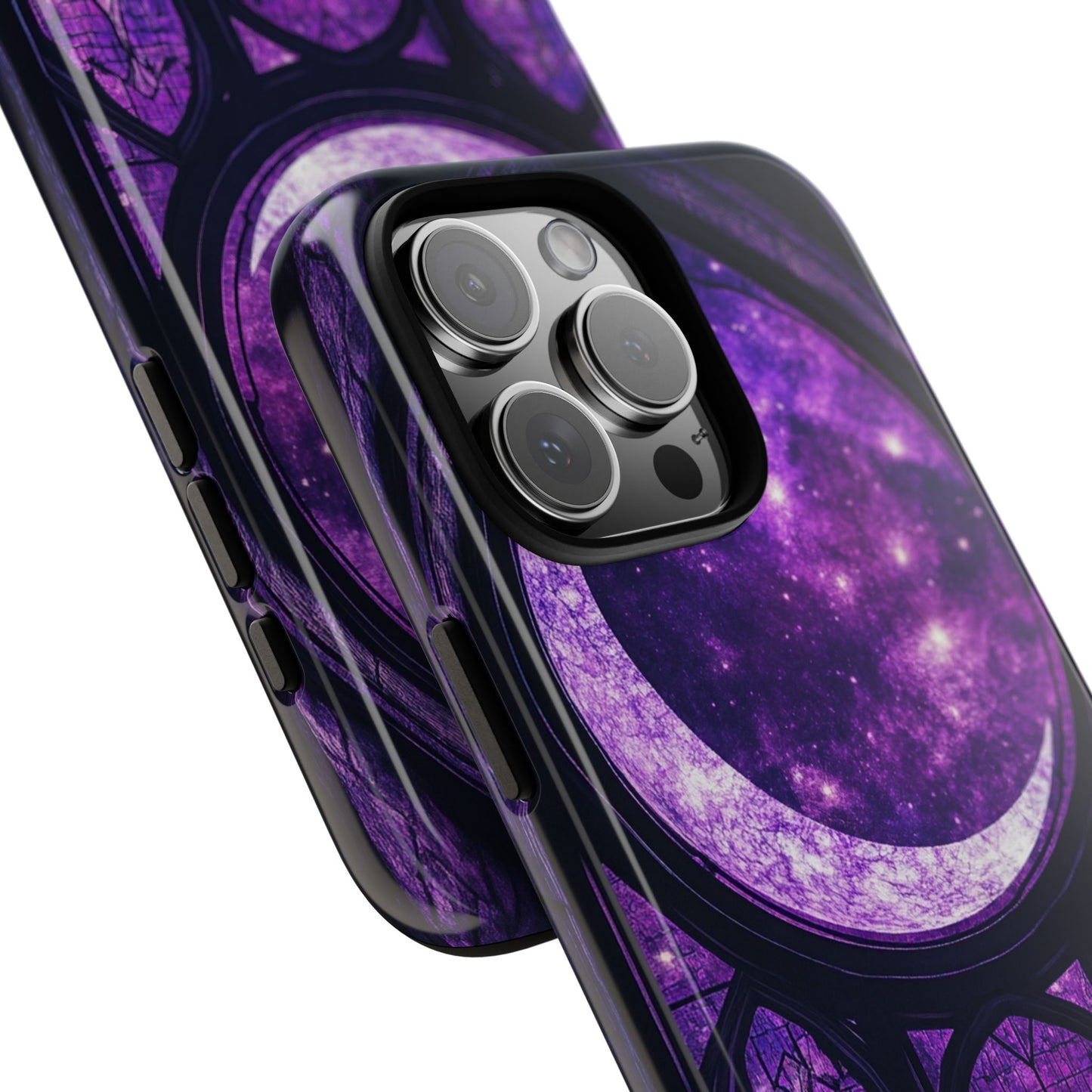 Purple Gothic Stained Glass Phone Cases