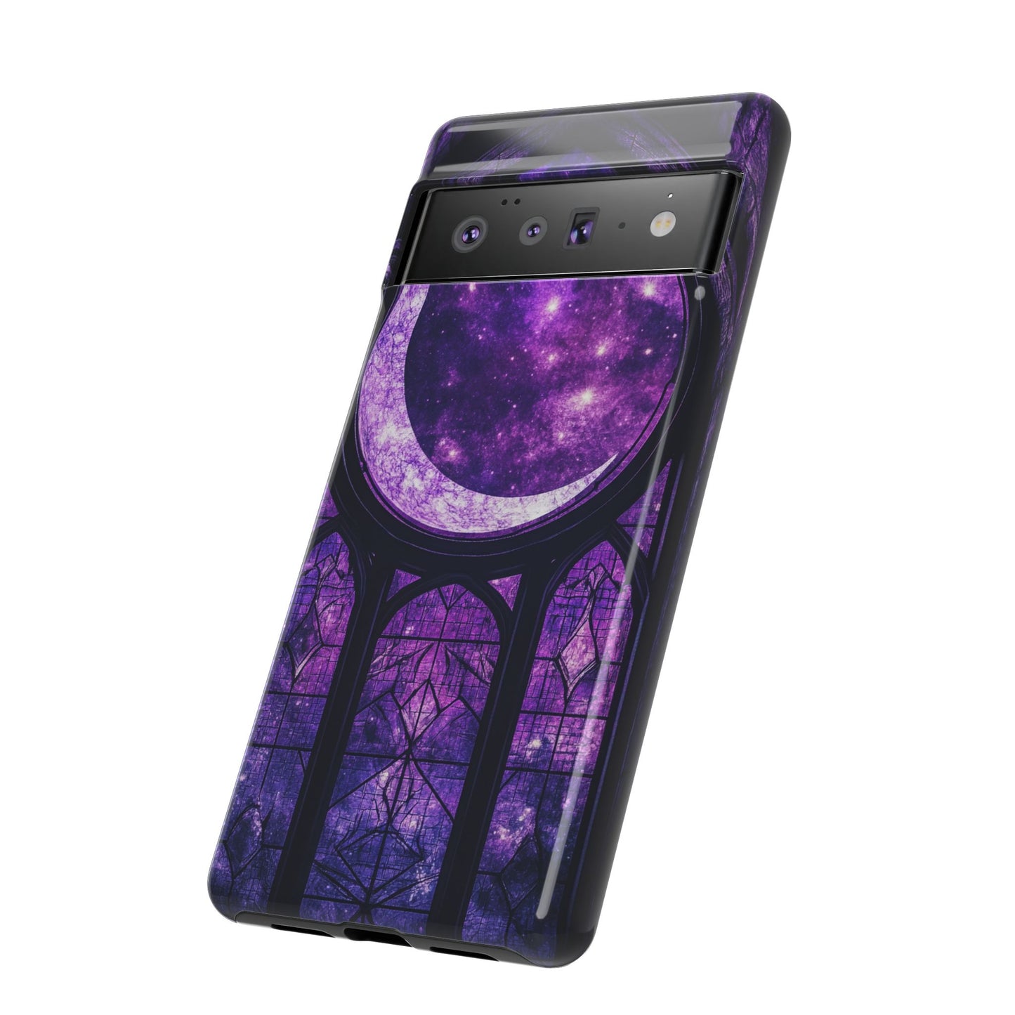 Purple Gothic Stained Glass Phone Cases