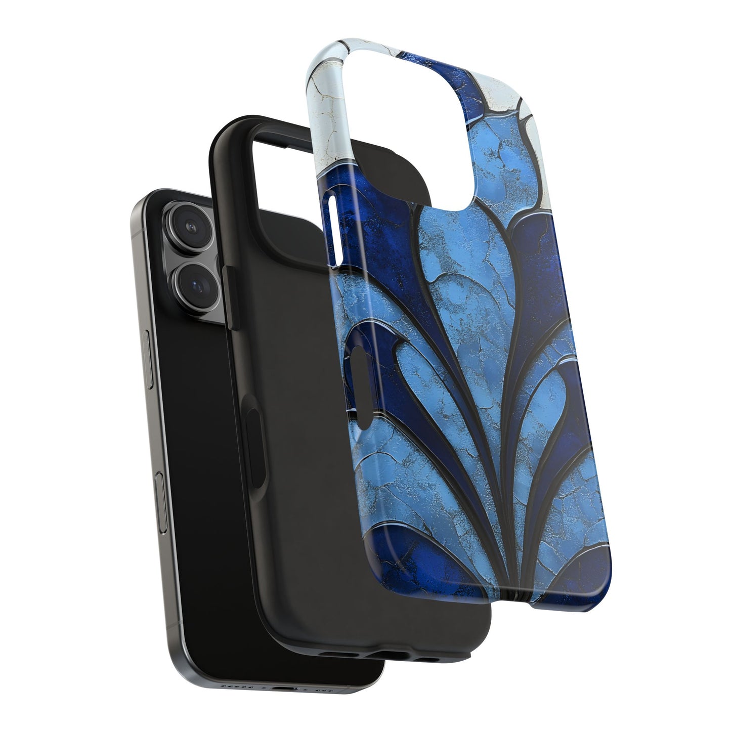 Blue Sapphire Art Deco Tough Phone Case
