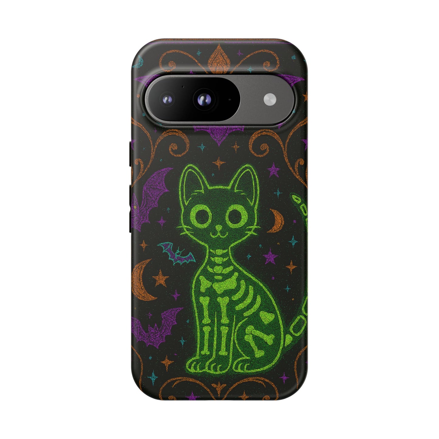 Skeleton Cat Phone Case