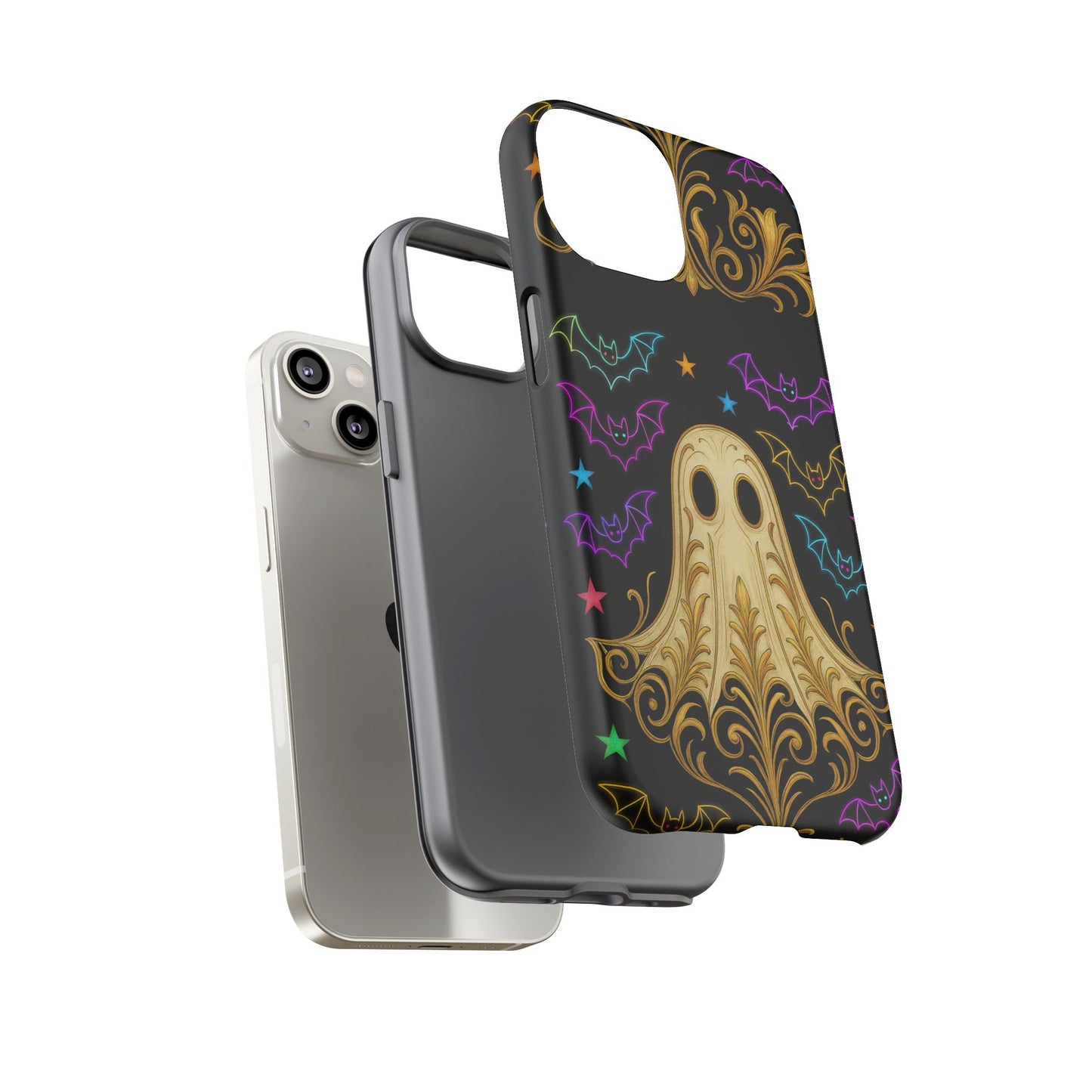 Ghost Phone Cases With Tiny Bats