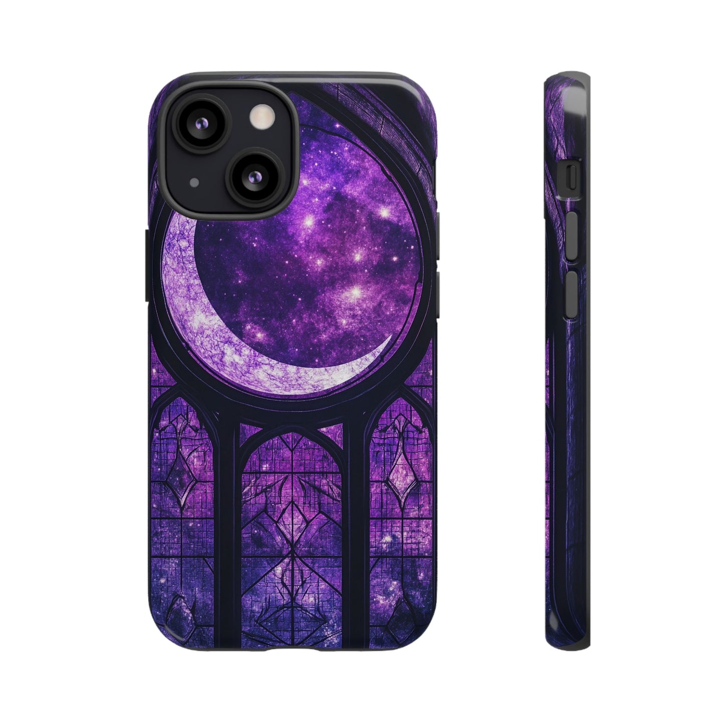 Purple Gothic Stained Glass Phone Cases