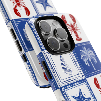 Coastal Themed Tough Phone Case
