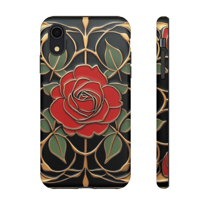 Phone Cases- Vintage Rose Art Nouveau Aesthetic