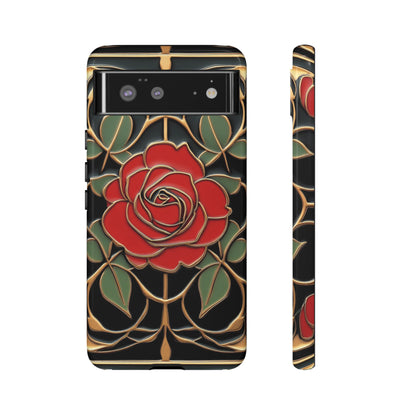 Phone Cases- Vintage Rose Art Nouveau Aesthetic