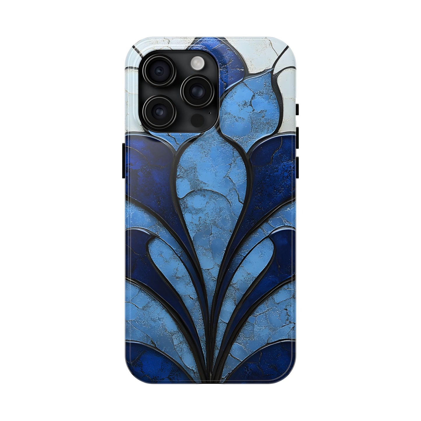 Blue Sapphire Art Deco Tough Phone Case