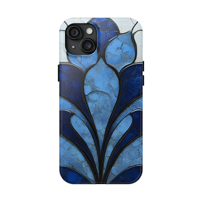 Blue Sapphire Art Deco Tough Phone Case