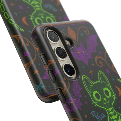 Skeleton Cat Phone Case