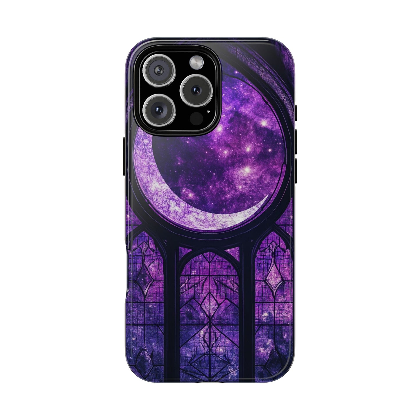 Purple Gothic Stained Glass Phone Cases