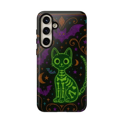 Skeleton Cat Phone Case